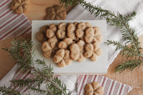 Chai Spritz Cookies