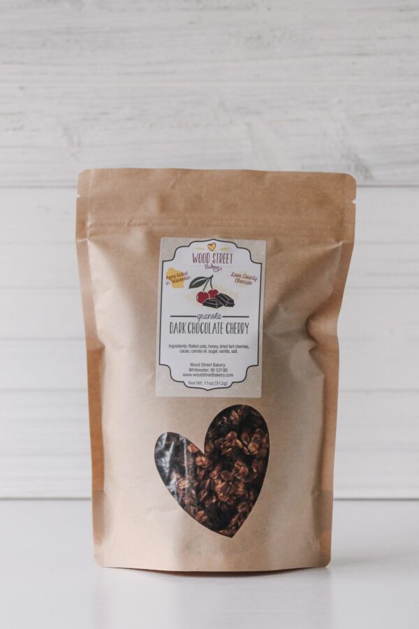 Dark Chocolate Cherry Granola Package