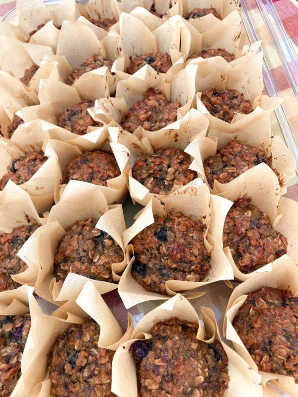 Blueberry Almond Superfood Muffins